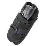 Tactical Flashlight Pouch with 360° Rotatable Belt Clip Holster